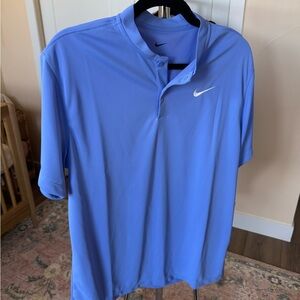 Nike Men's Sky Blue Short-Sleeve Golf Polo